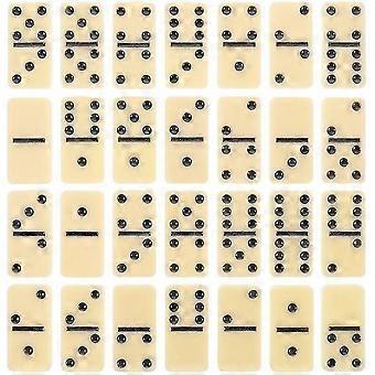 Classic Melamine Domino for Family Game Night, Math Learning, and Travel 26-27