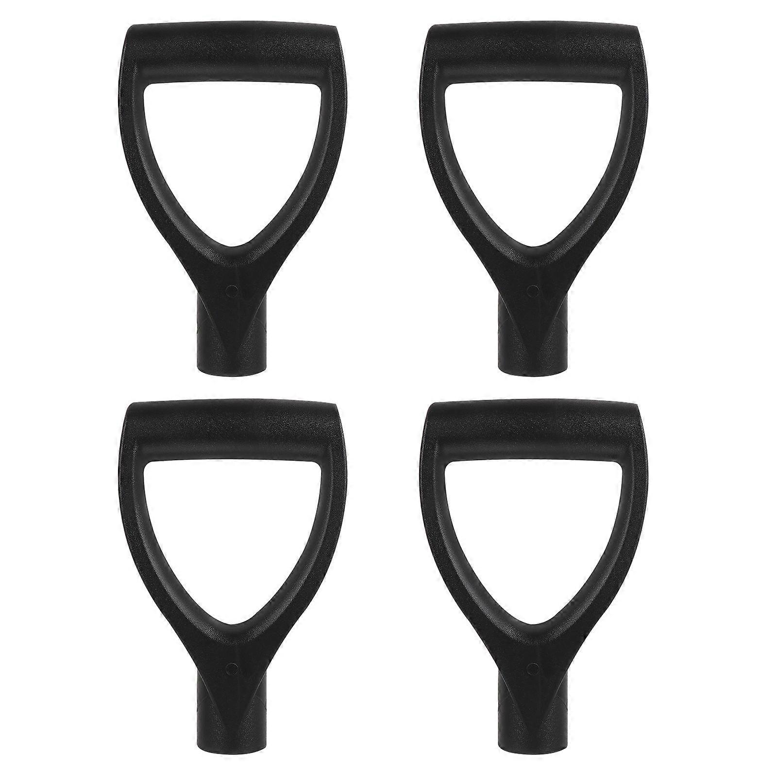 Black Handle Plastic for 4Pcs Durable Replacement