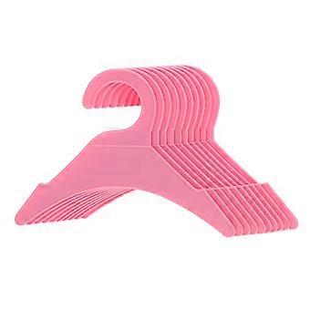 Pet Hangers Clothes Hangers for Hanging Use 40Pcs Rosy ABS Plastic