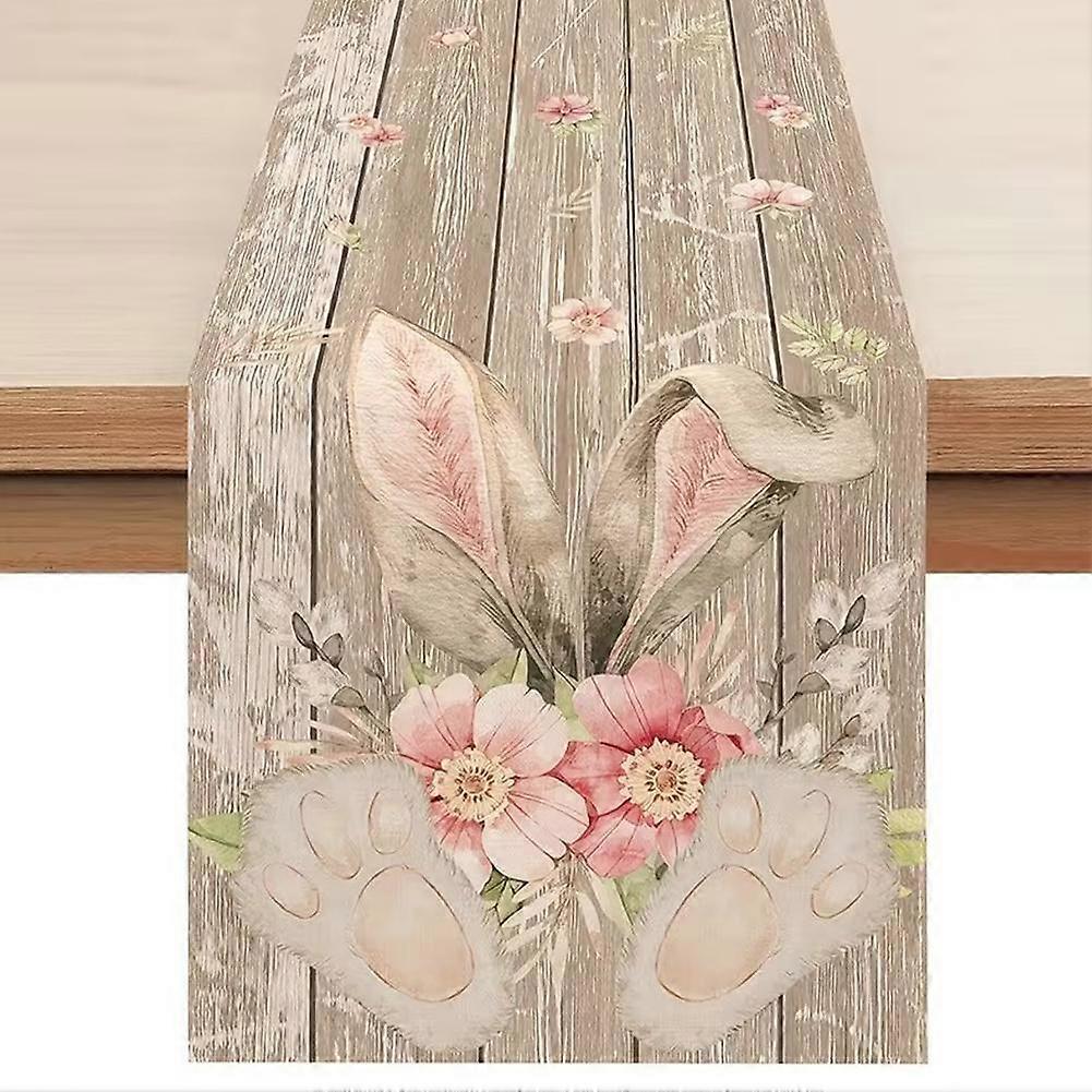 Easter Table Flag Decor - Multicolor Spring Party - Dining Table