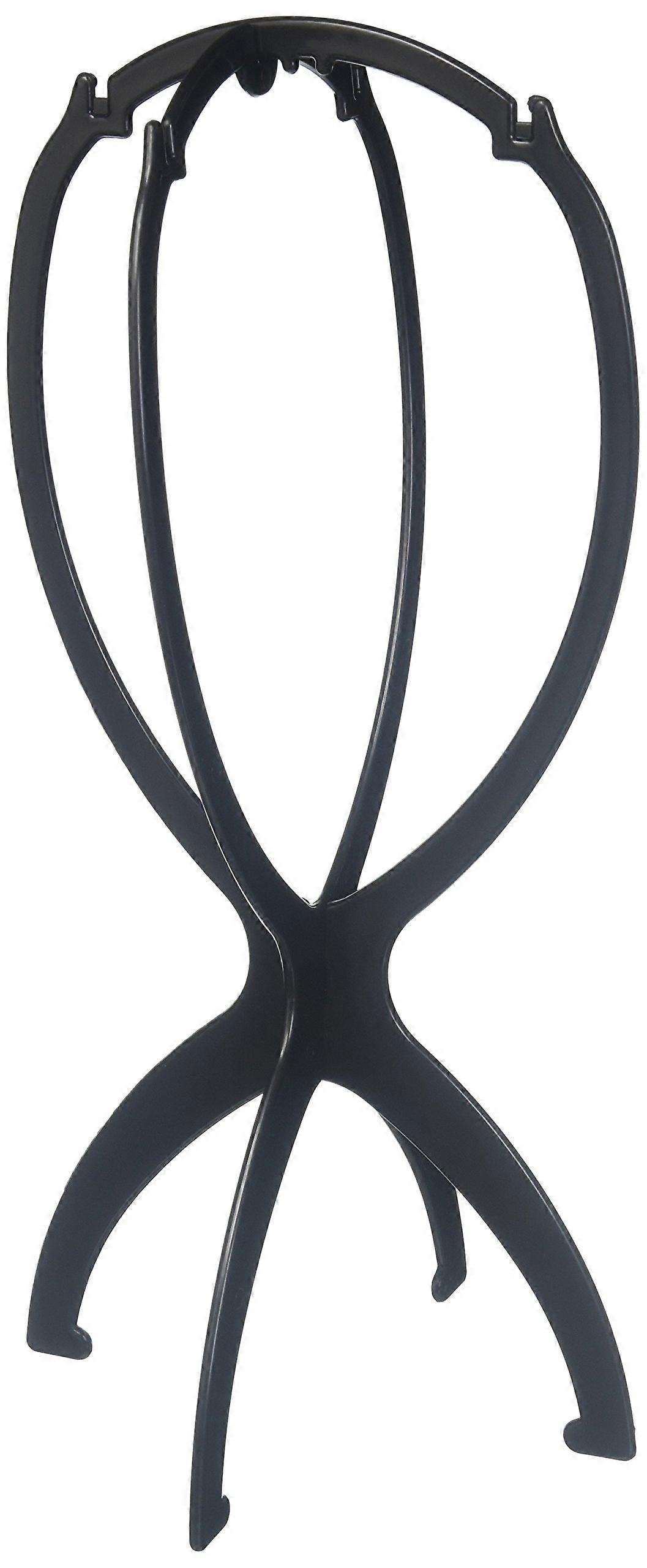 Foldable Wig Stand for Drying and Display with Stable Base and Durable Plastic for Storage