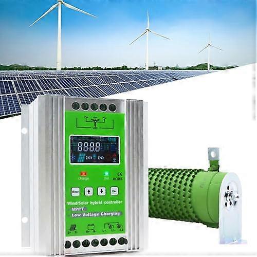 Hybrid Wind Solar Charge Controller MPPT Boost 12V 24V 48V Off Grid with Dump Load  Efficiency