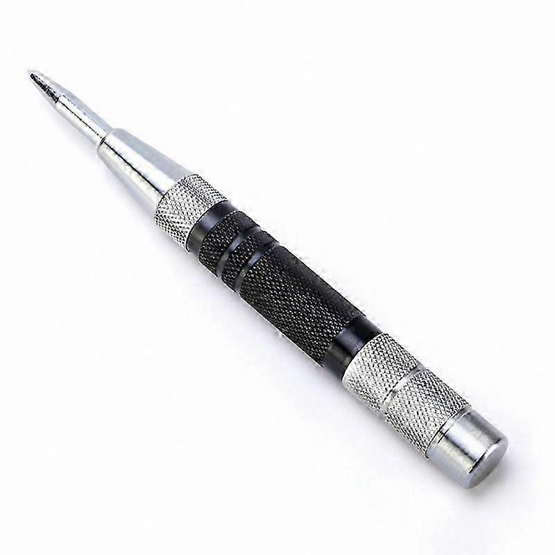 Automatic Center Punch, Adjustable Spring-Loaded Tool for Metal Drilling Markings