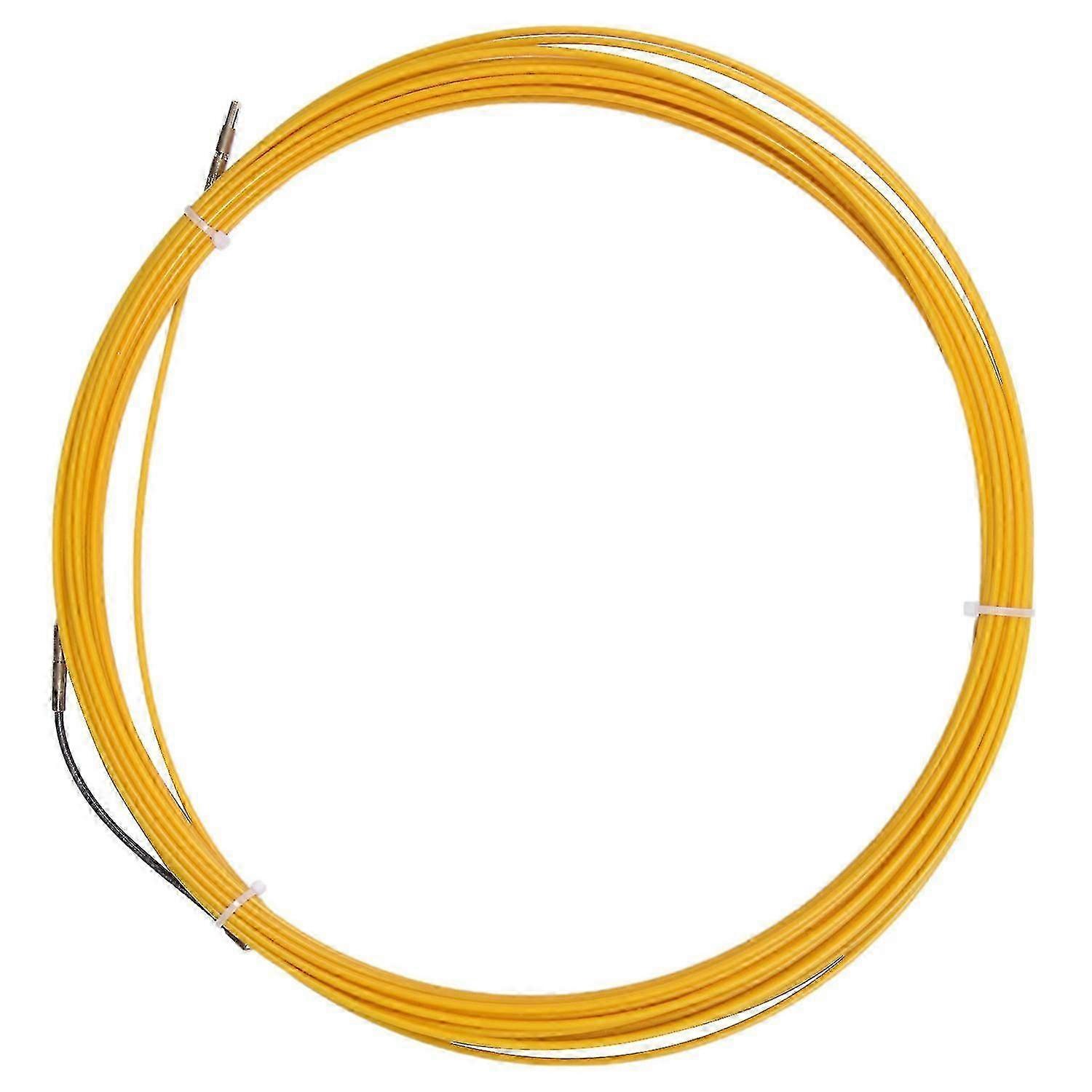20m 3mm Wire Pulling Fiberglass Fish Tape Electric Cable Push Puller Guide Device