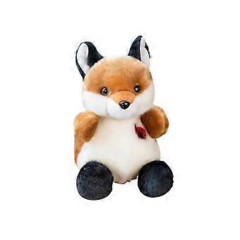 8 Inch Yellow Plush Fox Stuffed Animal Soft Cuddly Toy Gift for Kids and Holiday