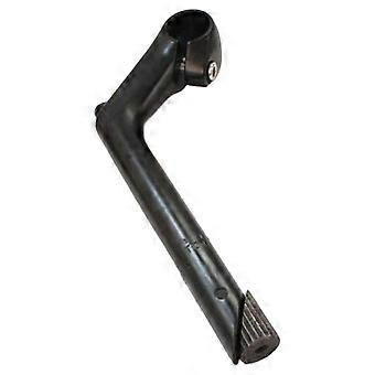 Sort 80 mm cykelfrempind, 25,4 mm diameter til 22,2 mm gevind