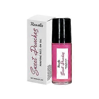 2 Stück rosa Roll-on-Parfüm mit Pfirsichduft, frischer, fruchtiger Duft, langanhaltend, praktisch für unterwegs, geeignet für verschiedene Anlässe