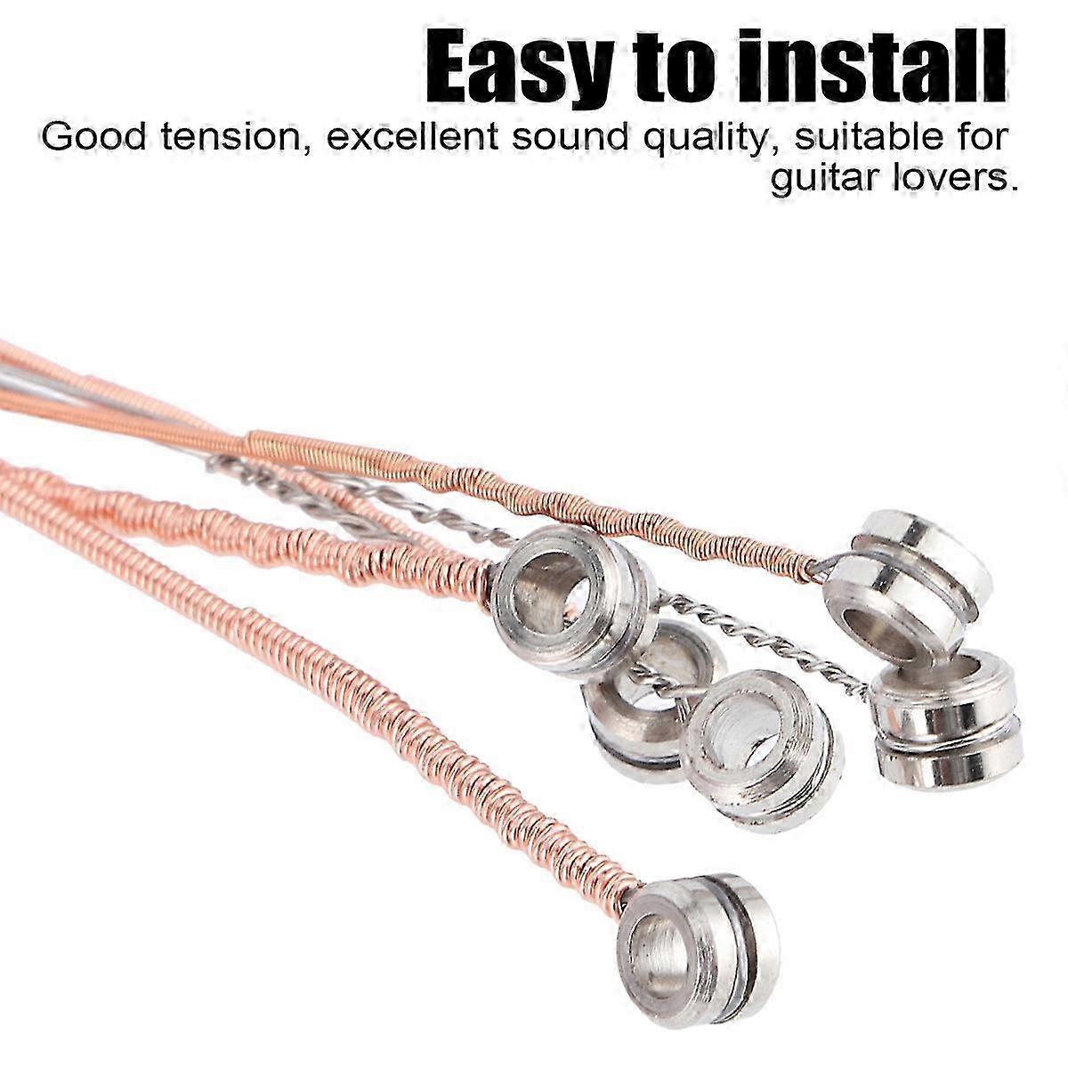 Acoustic Guitar Strings Steel 3Set