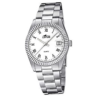 Lotus kdt.quartz.ace.esf.blanc. reloj para Mujer Analógico de Cuarzo con brazalete de Acero inoxidable 15822/1