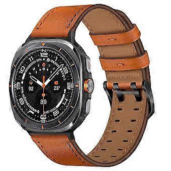 Doppelschließiges Lederarmband, verstellbar, atmungsaktiv und komfortabel, einfache Montage, kompatibel mit den meisten Uhren (nur Armband)