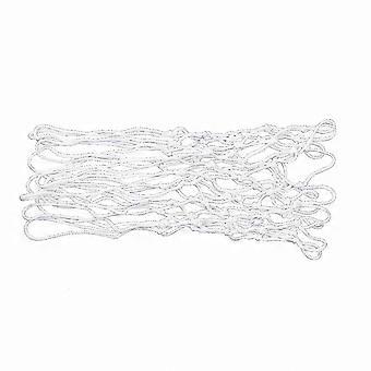 Professional Outdoor Basketball Net White Braided Polyester