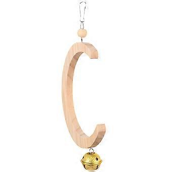 Shape Bird Perch for Parrot Swing Toy