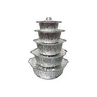 Outdoor lazy wash-free tin foil pot disposable hot pot Special Pot Picnic camping packaging aluminum foil pot