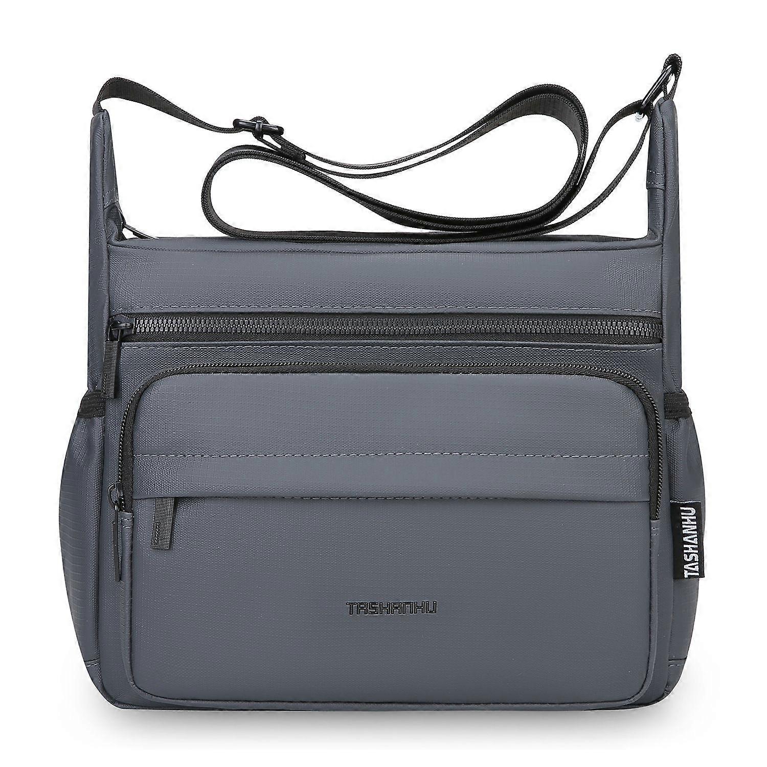 Functional Waterproof PU Crossbody Bag