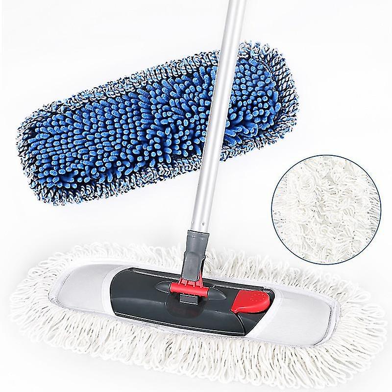 Yistar Large Flat Mop Household Ceramic Tile Wood Floor Cotton Thread Wet And Dry