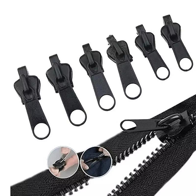 6pcs/set Instant Zipper Universal Instant Fix Zipper Repair Kit Replacement Zip