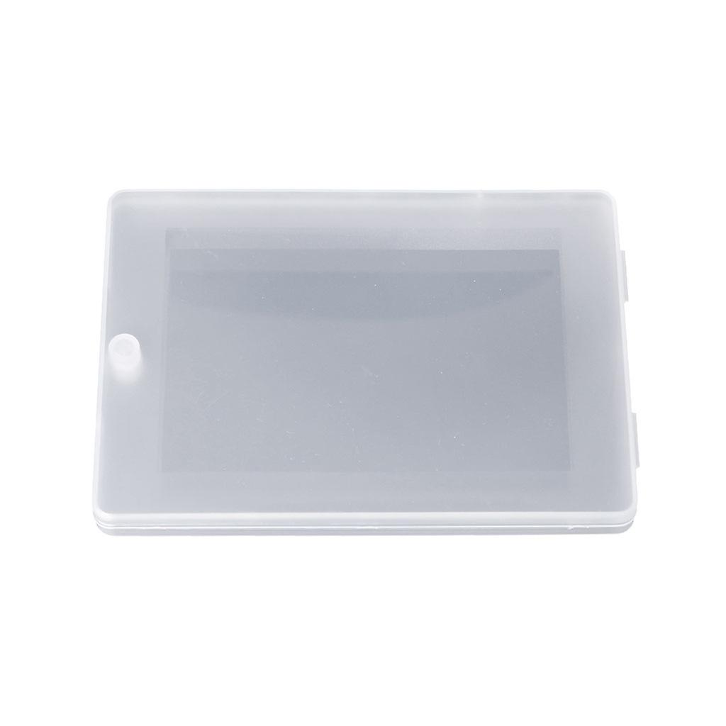 Rectangular Plastic Transparent Clear Storage Box Collection Container Organizer
