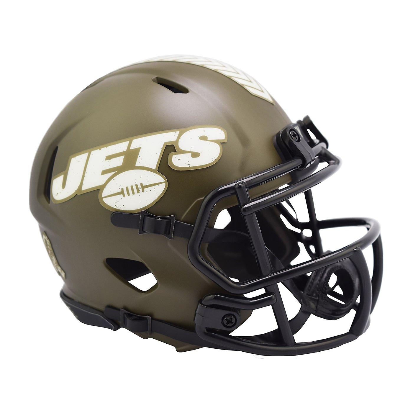 Riddell Speed 迷你足球头盔向纽约喷气机队致敬