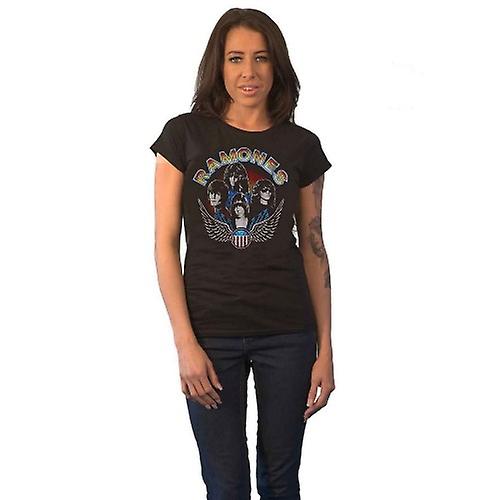 Ramones Womens/Ladies Wings T-Shirt