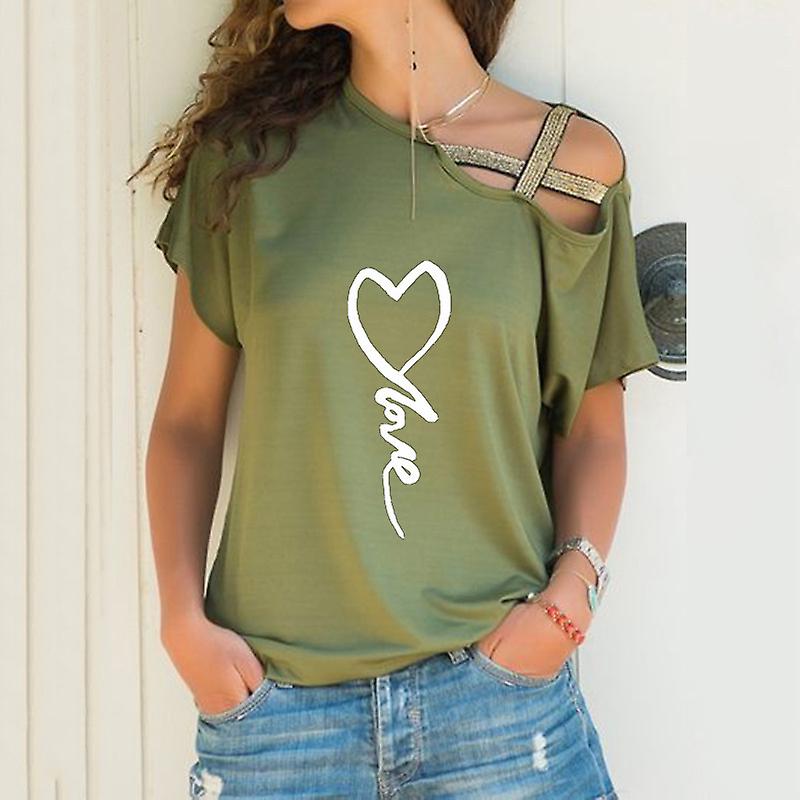 Women's Shirt Geometric Cut Out Short Sleeve V Neck Regular