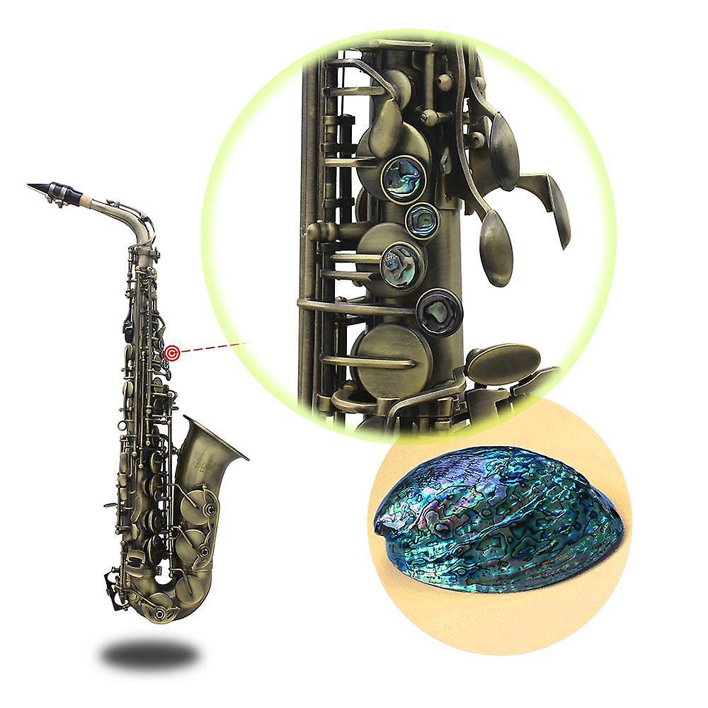 New 9pcs Key Button Inlays for Tenor/ Alto/ Soprano Sax Saxophone Free Ship