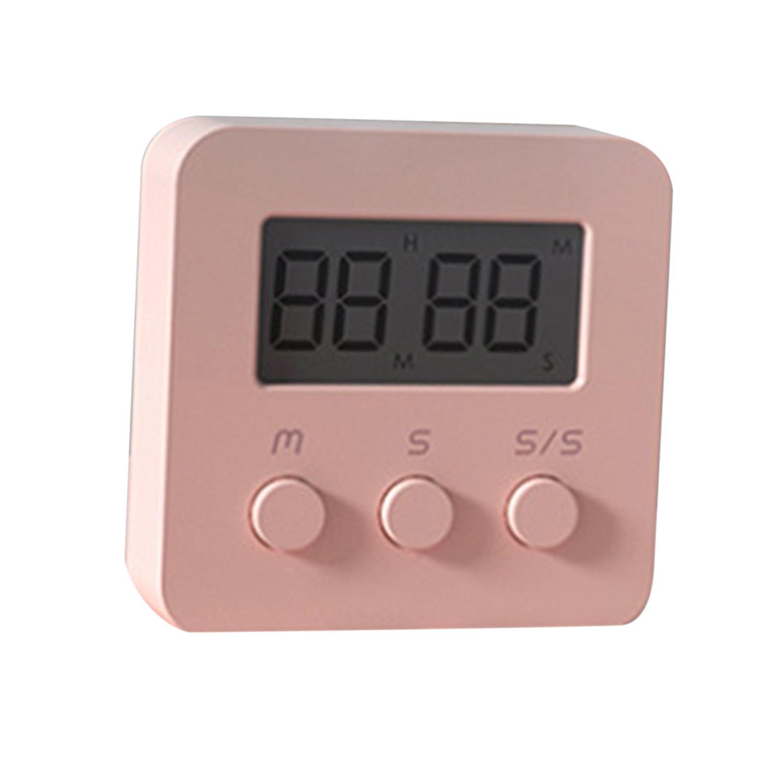 Kitchen Cooking Timer Alarm Reminder Count Down for Running Baking Salon Pink