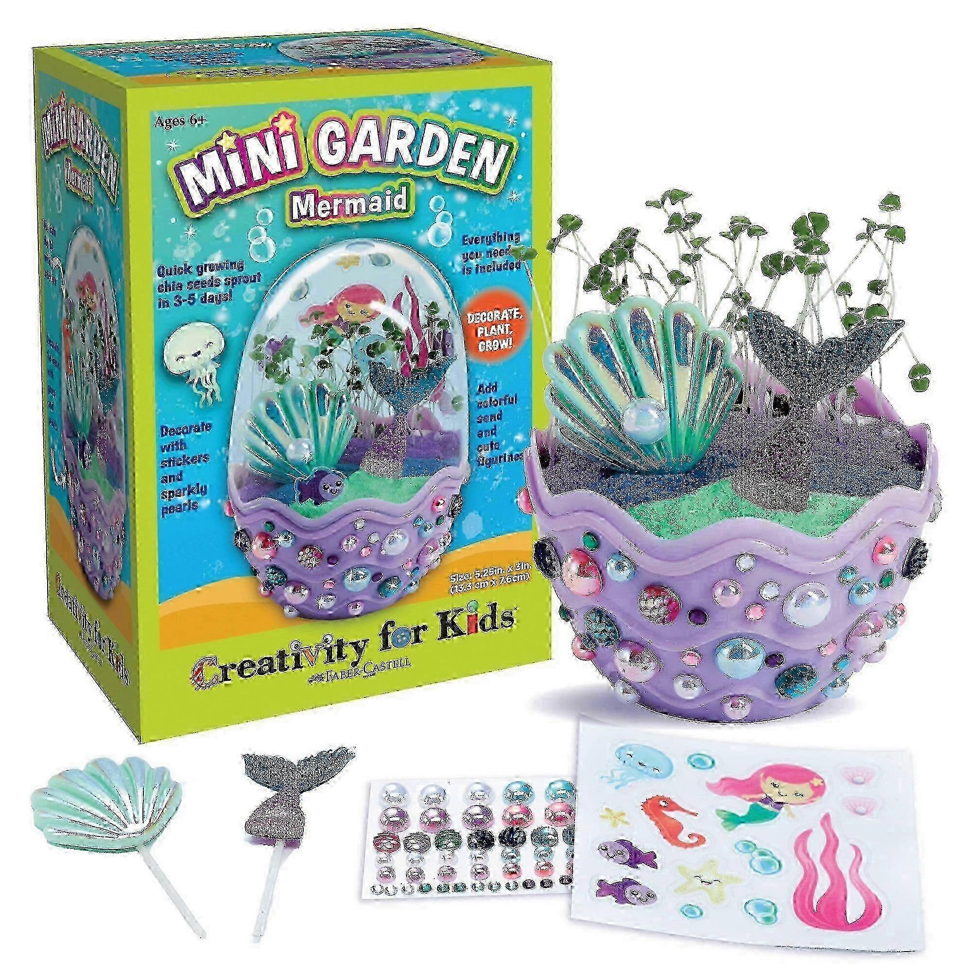 Creativity For Kids Mini Garden Mermaid Craft Kit, 1 Ea