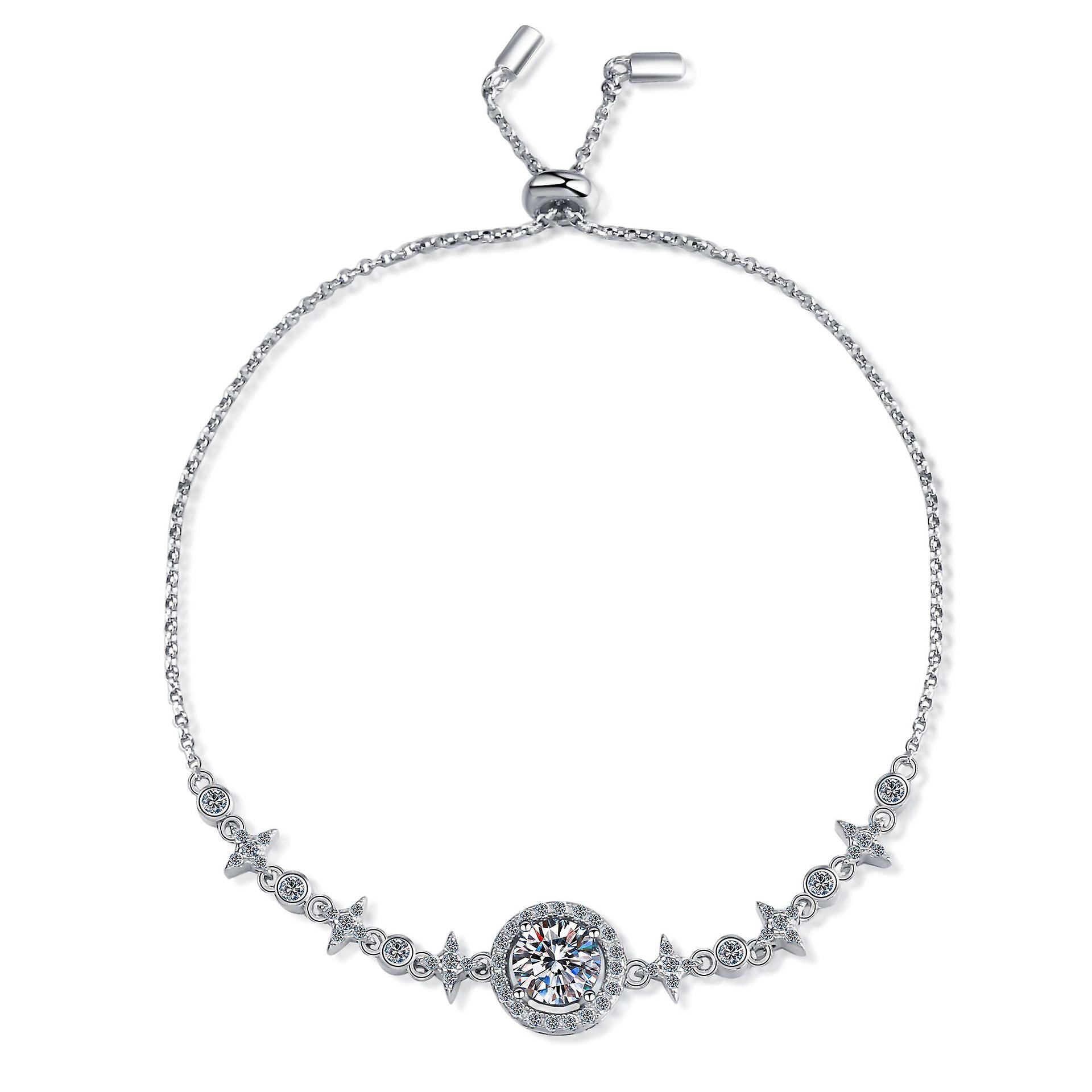 Bracelet S925 Moissanite Argent