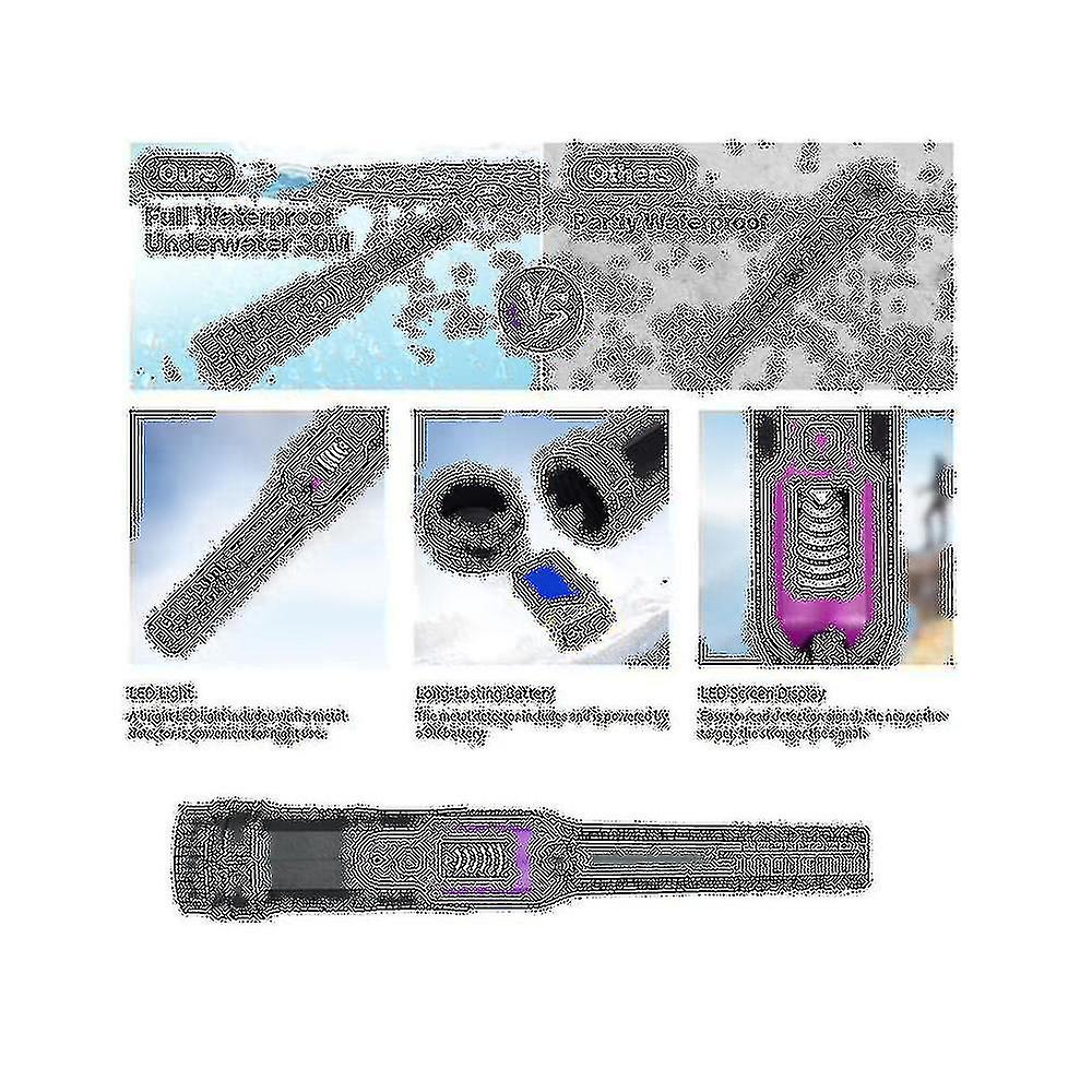 Led Display Metal Detector Pinpointer Handheld Pin Pointer Ip68 Full-waterproof Treasure Hunting To