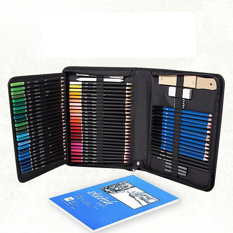 71/96/145-piece Sketching Set: Break-resistant, Securely Packaged, Rich Colors, Complete Kit In Premium Carry Case - The Ultimate Back-to-school Gift