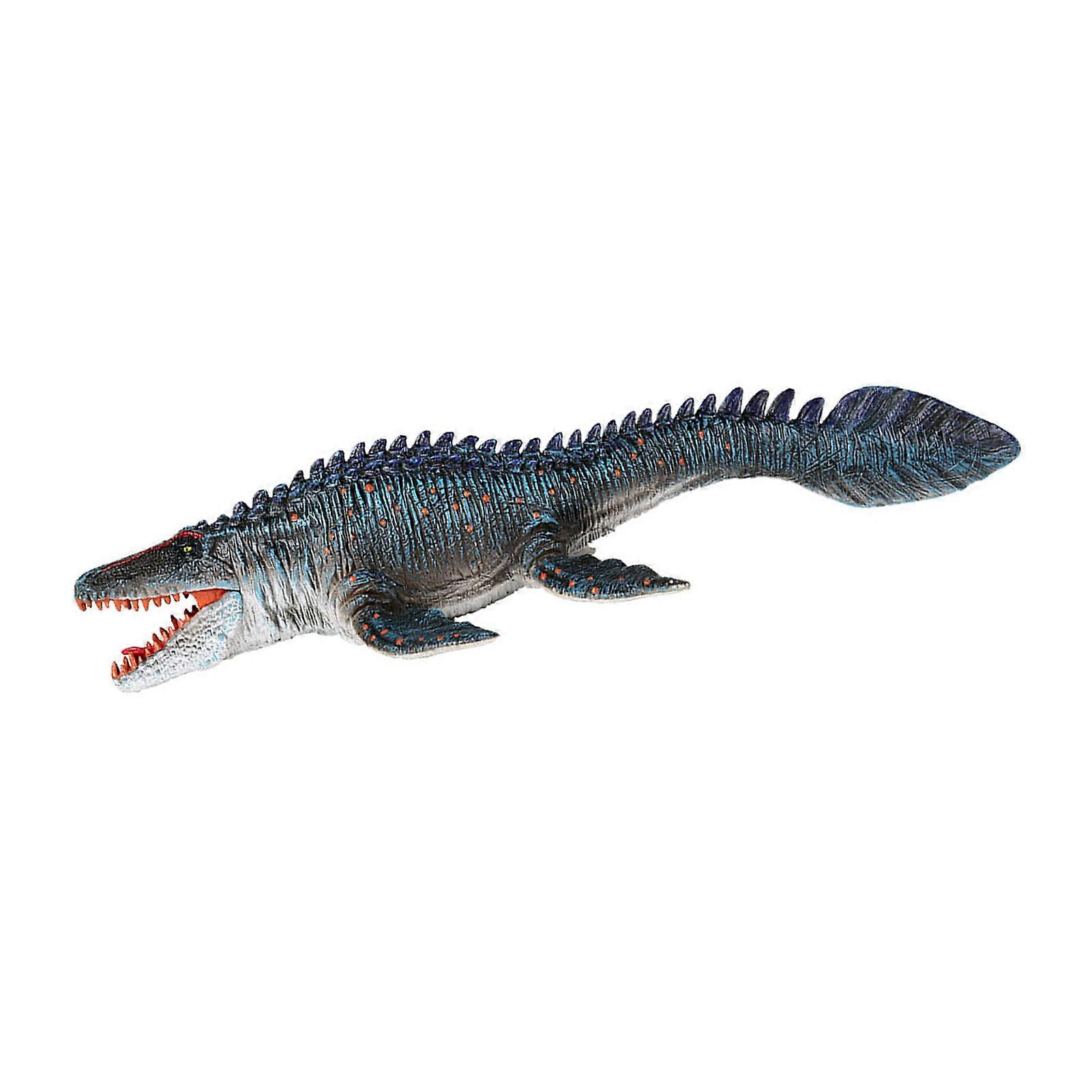 Realistic Deep Sea Monster Mosasaurus Dinosaur Plastic Ocean Animal Model Figurine Educational Toy for Model Collection Gift 