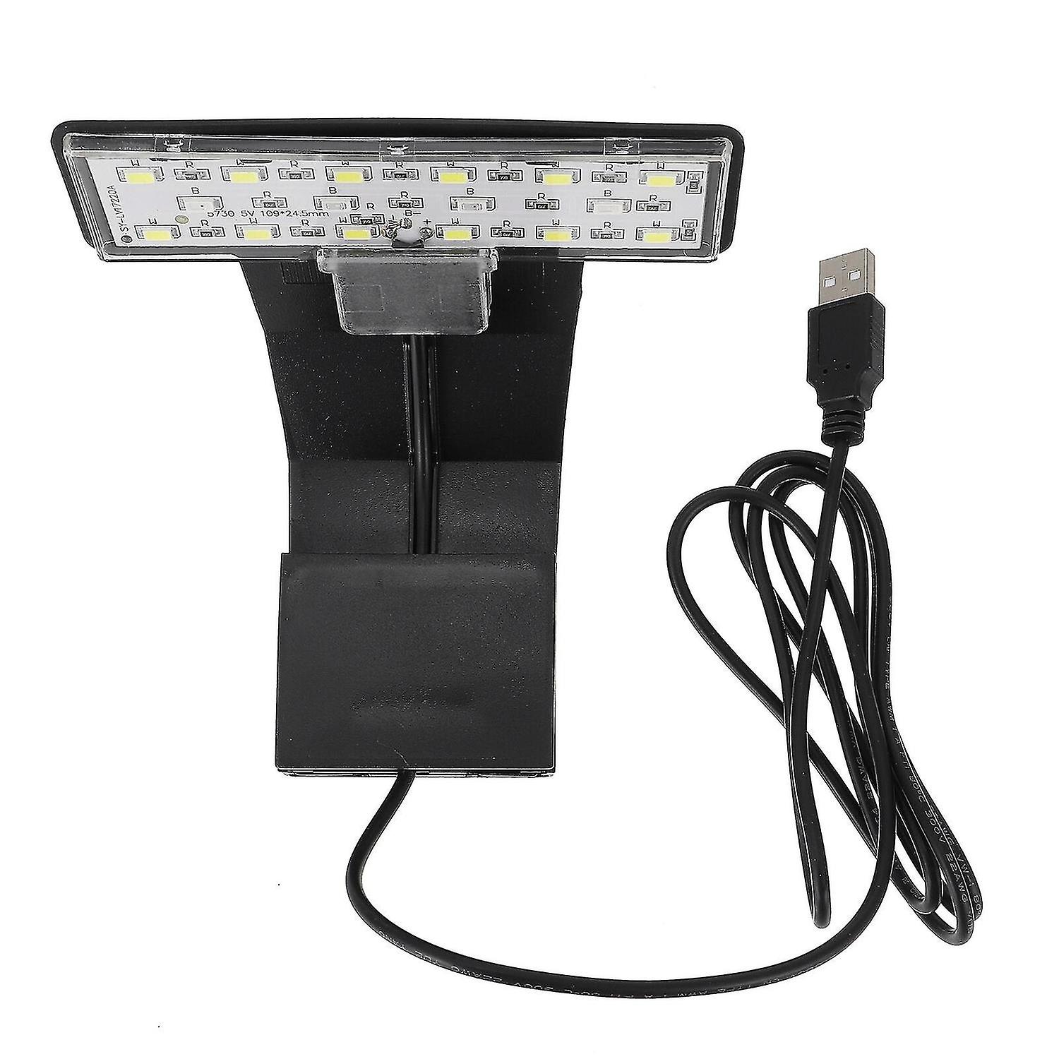 Led Aquarium Lamp Fish Tank Light Clip-on Led Aquatic Lights Waterproof Lamp