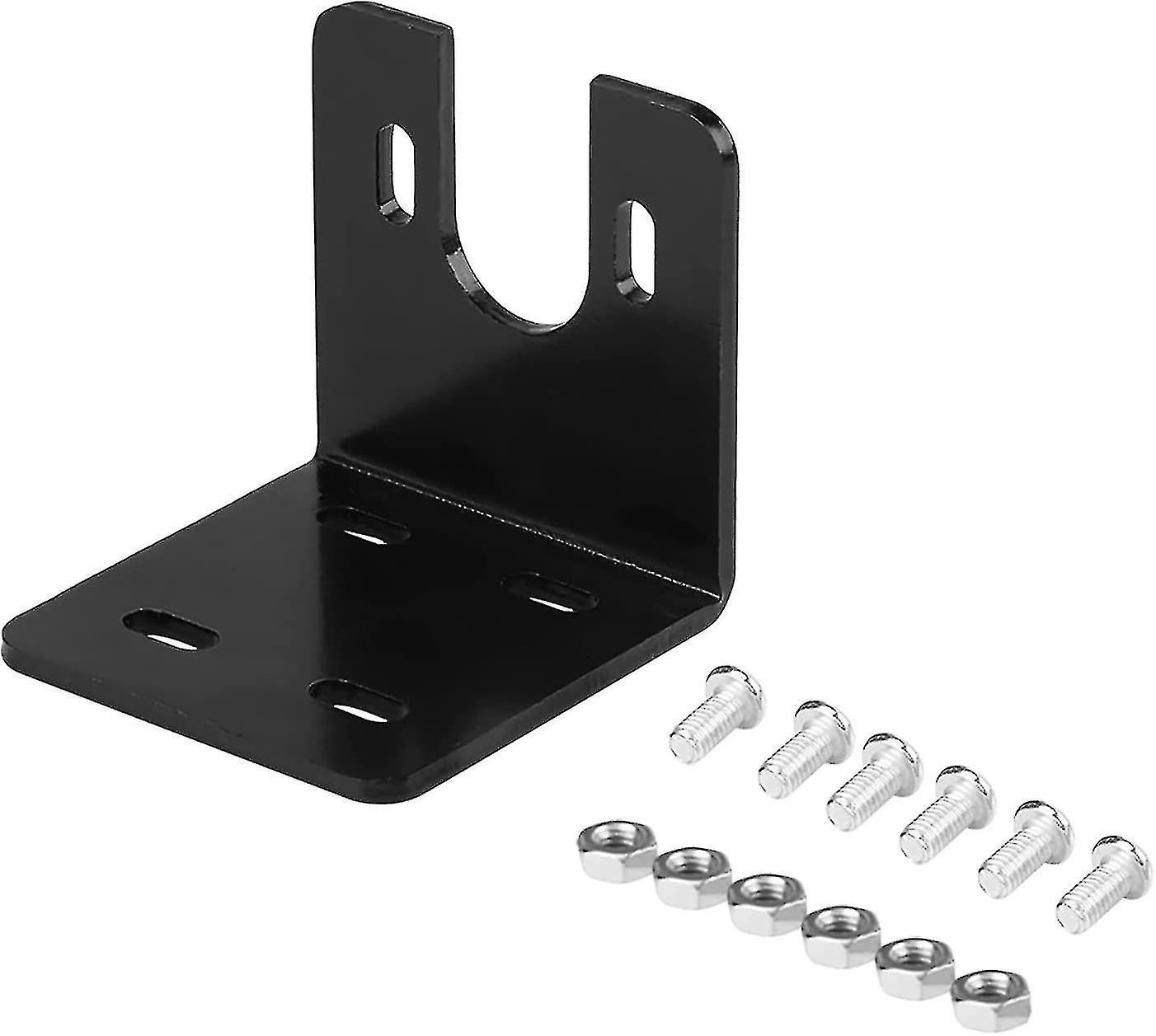 Fixed Mounting Base Cutter Jig Holder Support Bracket Dc Motor Mounting Bracket (black) (1pcs)