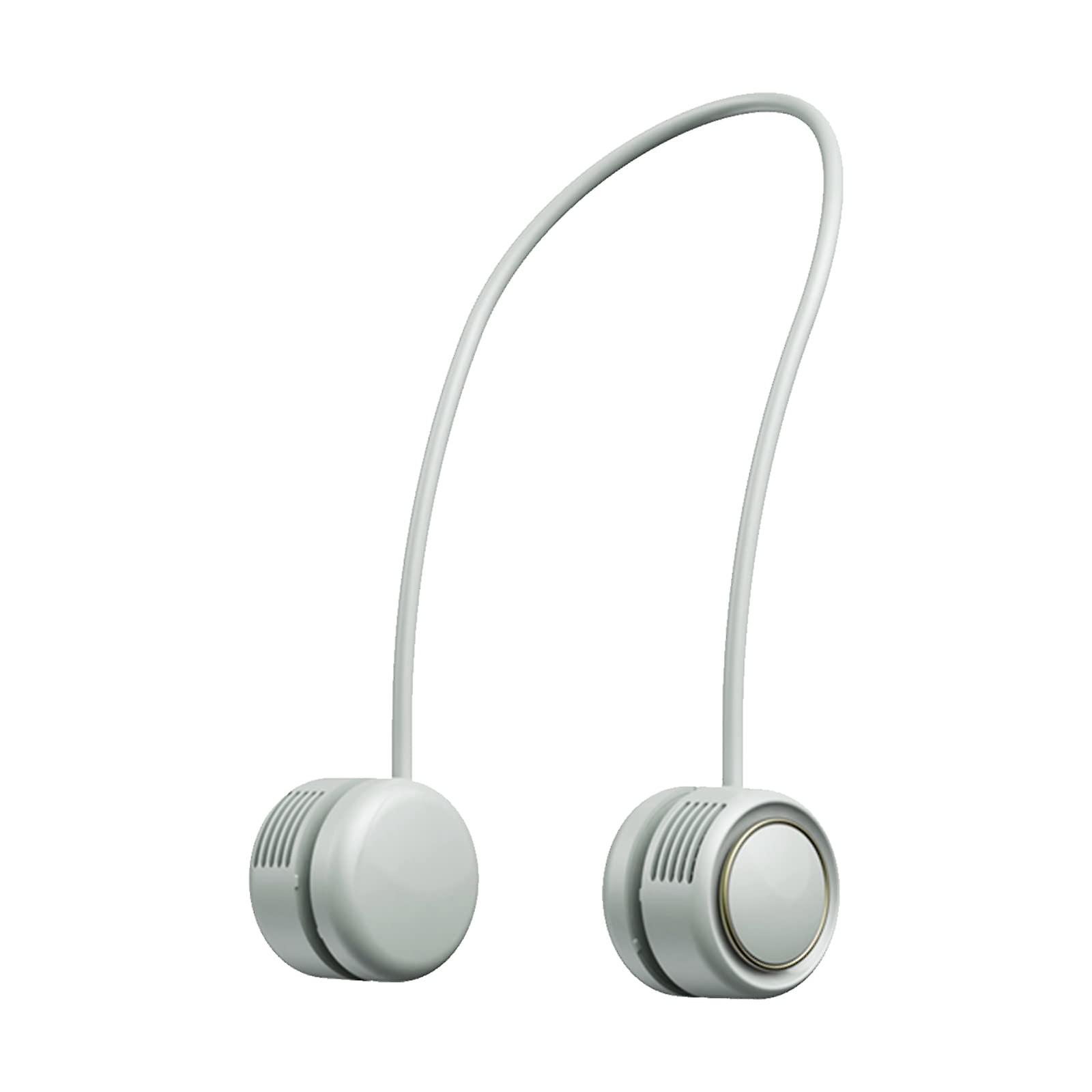 Usb Hands-free Neck Fan With 3 Speed (green)