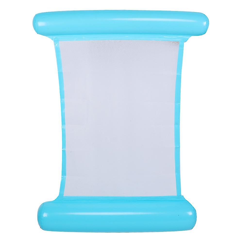 Portable Floating Inflatable Water Bed Foldable Hammock Inflatable HammockBlue