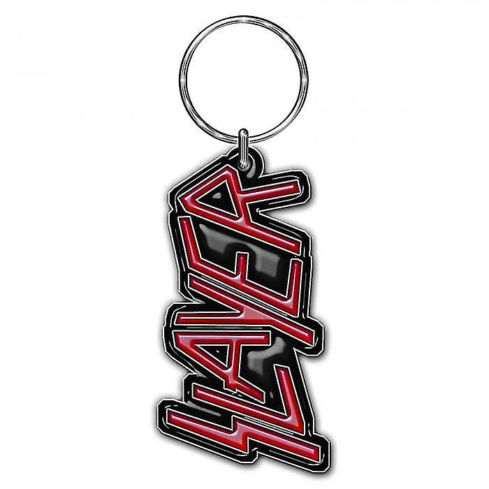 Slayer Die Cut Logo Keyring