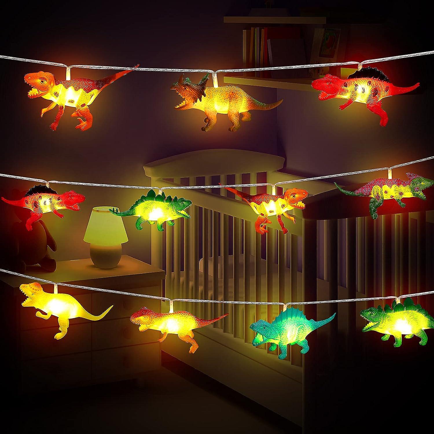 LED Dinosaur String Lights Boy's Dinosaur Room Decoration Dinosaur