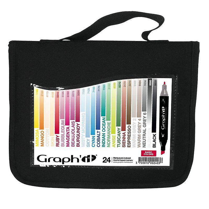 Kit 24 Graph'It markers - Basic colors