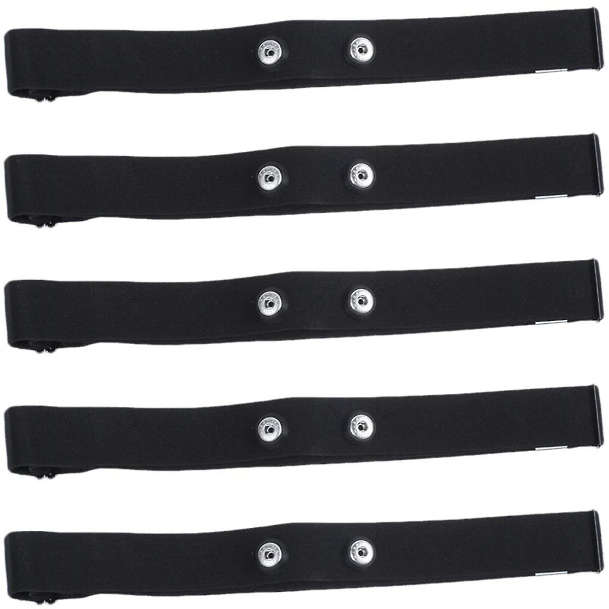 5PCS Chest Belt Strap for for Sports Wireless Heart Rate Monitor Elastic Soft Strap Band