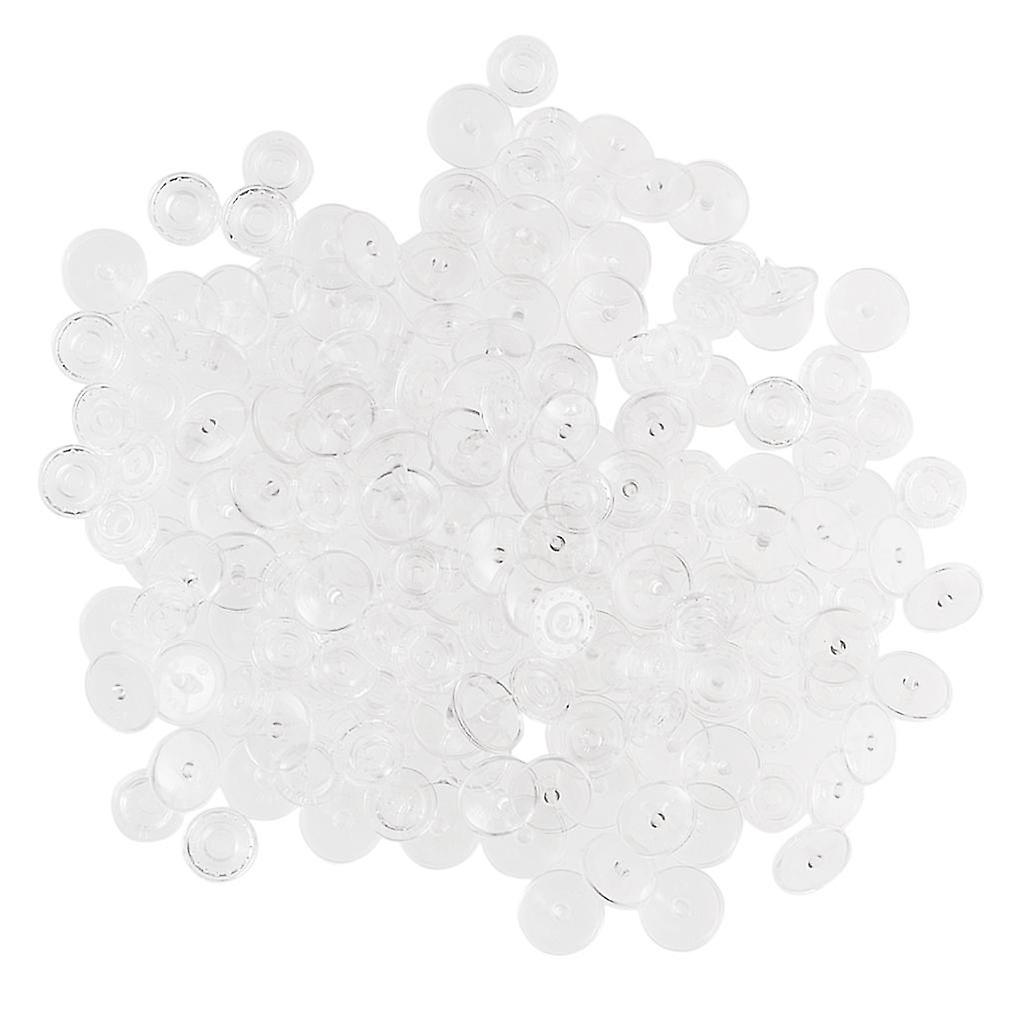 50 Sets T5 Resin Snap Buttons Fasteners Poppers 12mm