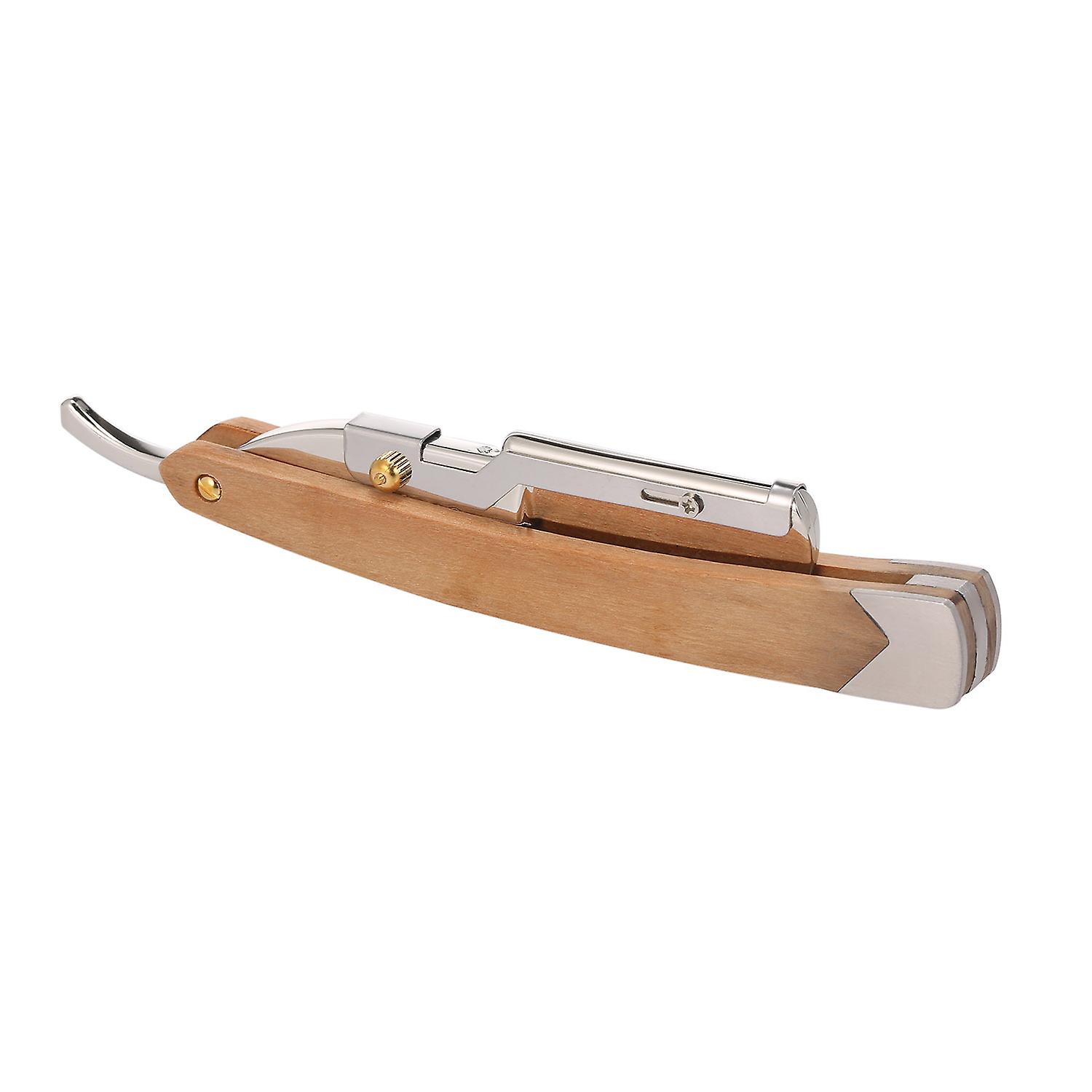Straight Razor With 10pcs Blades & Storage Bag Shaving Razor Knife