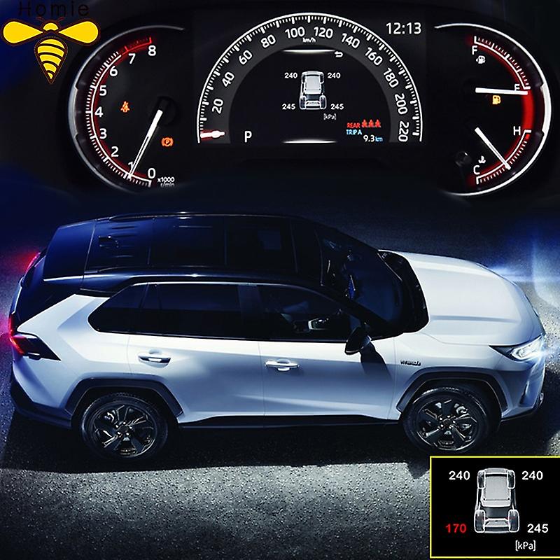 Smart Car Tpms Tyre Pressure Monitoring System Digital Lcd Dash Board Display Auto Security Alarm For Toyota Rav4 2019 2020 Xa50