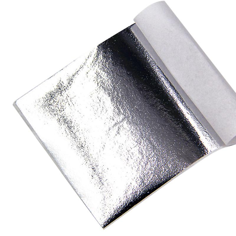100 Pcs Gold Leaf Sheets Foil Paper for Arts Slime DIY Gilding Nails Art Craft
