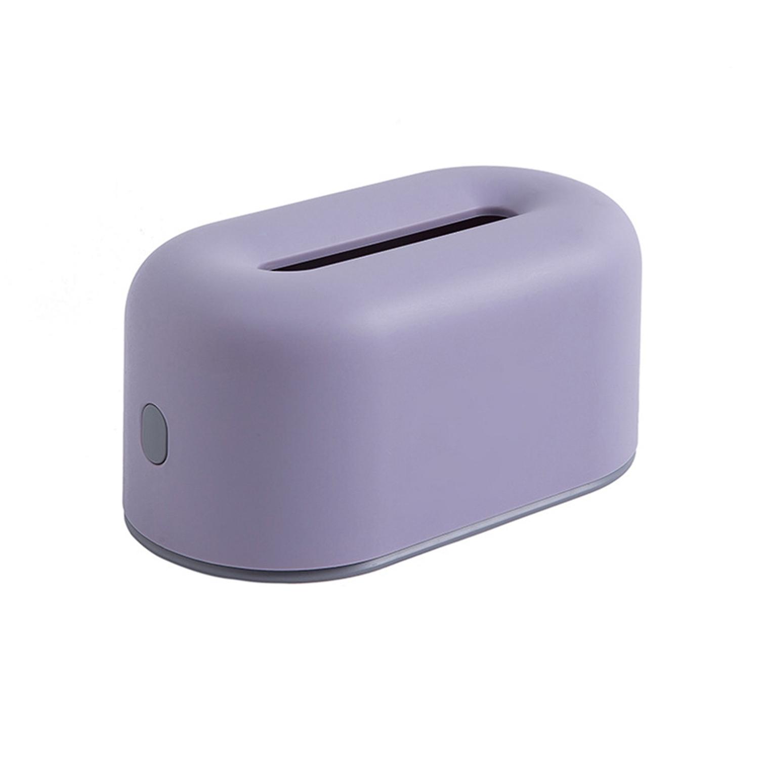 Tissue Box Eco-friendly Comfortable to Touch ABS Napkin Holder Pumping Paper Case Dispenser for Bedr
