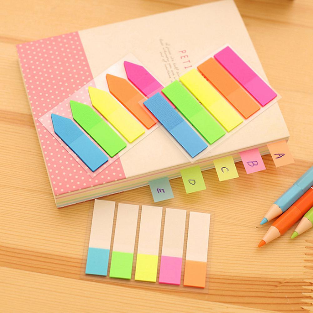 Adhesive Index Category Sticker Label Sticky Note Bookmark Divider (Full Color)
