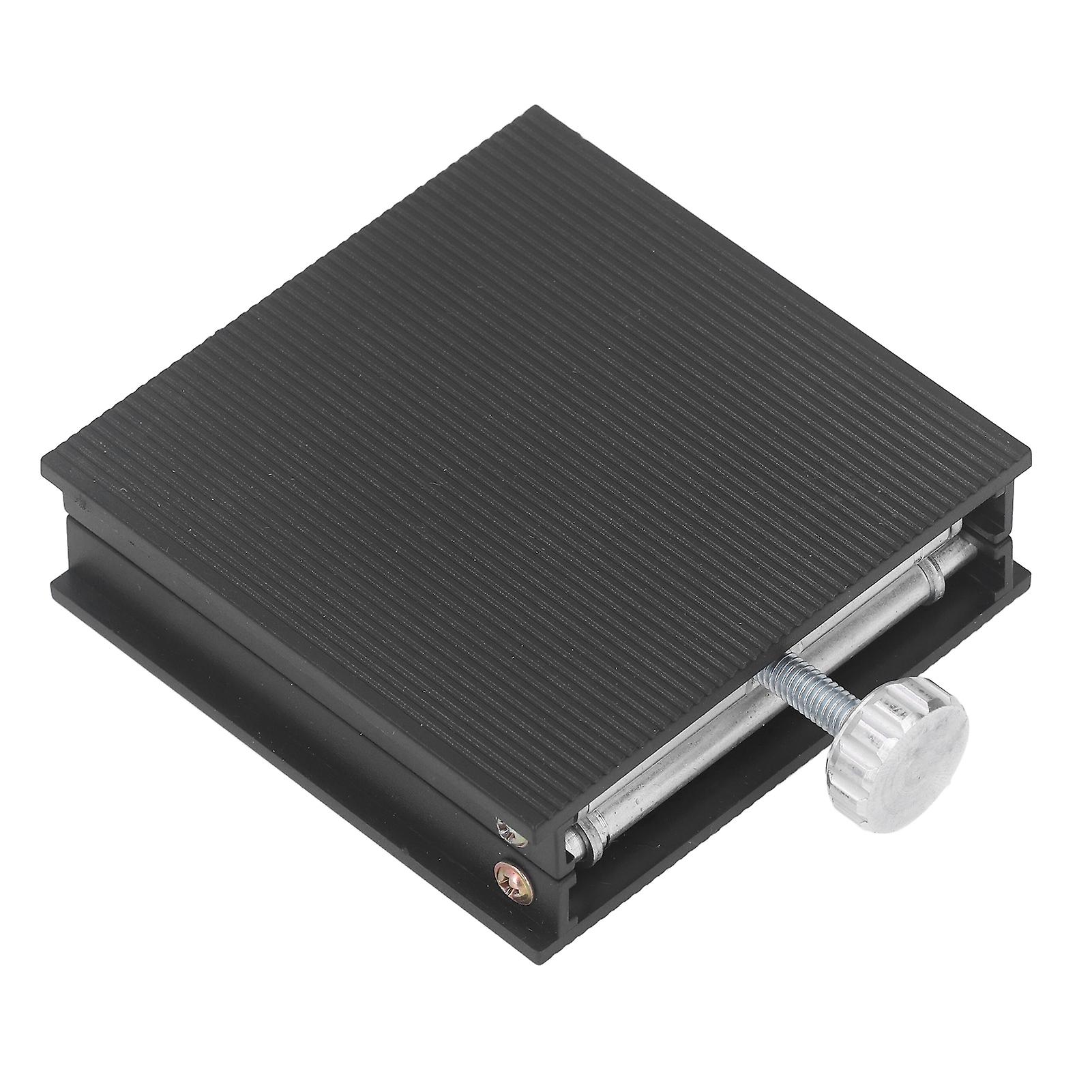 Laboratory Lifting Platform 90x90mm Height Adjustable Measuring Tool Manual Lift Platform Black 