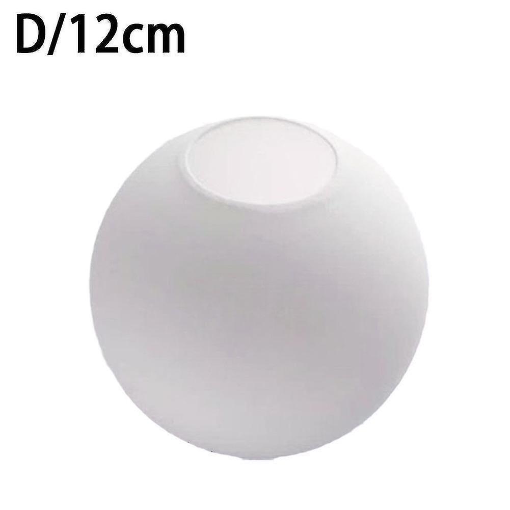 Matte White Globe Glass Lamp Shade Replacement Round Light Cover Fix