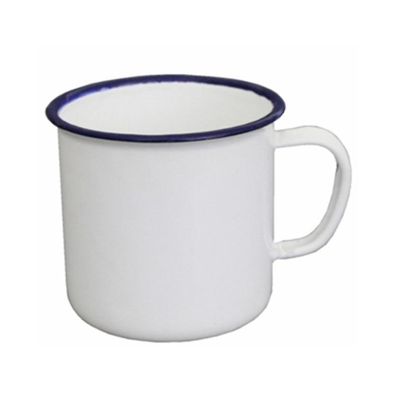 Style rétro Multi-usage Tasse D’eau Émail Pratique Non-coulissante Base Boisson Tasse Pour Home-hao