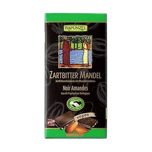 Organic dark chocolate with almond 80 g