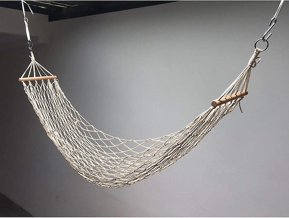 Cotton Rope Hammock, Hanging Net, Hammock for Indoor or Outdoor, Simple ...